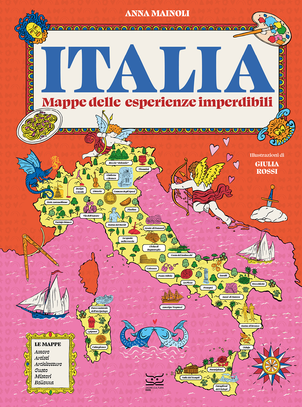 ITALIA. Mappe delle esperienze imperdibili - Copertina
